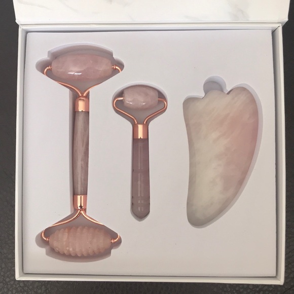 Other - ROSE QUARTZ ROLLER & GUA SHA